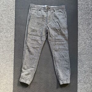 Banana Republic Men’s Dress Pants Wool Aiden Fit 33x30 Gray